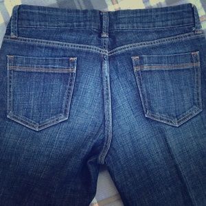 BANANA REPUBLIC STRAIGHT LEG JEANS dark wash sz 6